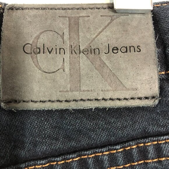 Calvin Klein Bootcut Dark Wash Jeans Size 12 - Picture 5 of 6